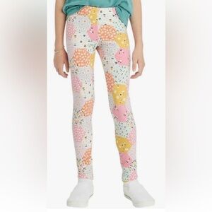Cat and Jack Girls floral patchwork leggings NWT L 10/ 12
